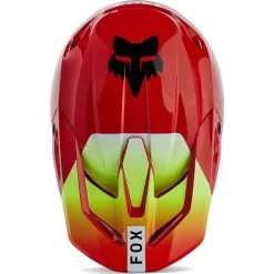 Fox Racing 2024 Youth V1 Ballast Fluo Red Motocross Helmet -Biker Style Shop lrgscale18857 Fox Racing 2024 Youth V1 Ballast Fluo Red Motocross Helmet 1554 6