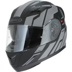 ROCC 416 Motorcycle Helmet -Biker Style Shop lrgscale18894 ROCC 416 Motorcycle Helmet Matt Black Grey 1600 1