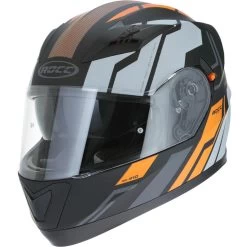 ROCC 416 Motorcycle Helmet -Biker Style Shop lrgscale18894 ROCC 416 Motorcycle Helmet Matt Black Orange 1600 1