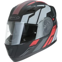 ROCC 416 Motorcycle Helmet -Biker Style Shop lrgscale18894 ROCC 416 Motorcycle Helmet Matt Black Red 1600 1