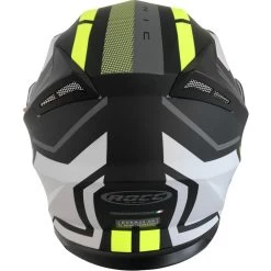 ROCC 416 Motorcycle Helmet -Biker Style Shop lrgscale18894 ROCC 416 Motorcycle Helmet Matt Black Yellow 1600 2