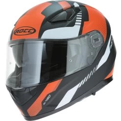 ROCC 453 Motorcycle Helmet -Biker Style Shop lrgscale18896 ROCC 453 Motorcycle Helmet Matt Black Orange 1600 1