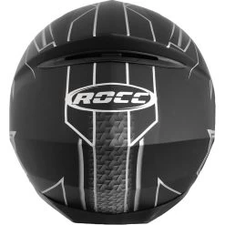 ROCC 651 Flip Front Motorcycle Helmet -Biker Style Shop lrgscale18898 ROCC 651 Flip Front Motorcycle Helmet Matt Black Silver 1600 3
