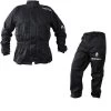 Richa Rain Warrior Motorcycle Jacket And Trousers Black Kit
