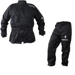 Biker Style Shop -Biker Style Shop lrgscale21130 Richa Rain Warrior Motorbike Jacket Trousers Black Kit 994 1