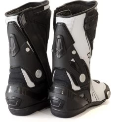 Richa Blade Waterproof Motorcycle Boots -Biker Style Shop lrgscale21326 Richa Blade Waterproof Bike Boots Black White 1600 2 1