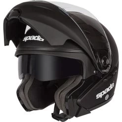 Spada Reveal Flip Front Motorcycle Helmet -Biker Style Shop lrgscale21663 Spada Reveal Flip Front Motorcycle Helmet Matt Black 1000 1