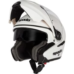 Spada Reveal Flip Front Motorcycle Helmet -Biker Style Shop lrgscale21663 Spada Reveal Flip Front Motorcycle Helmet White 1000 1