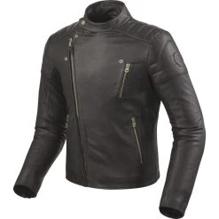 Rev It Vaughn Leather Motorcycle Jacket -Biker Style Shop lrgscale22860 Rev It Vaughn Leather Motorcycle Jacket Dark Brown 1600 1