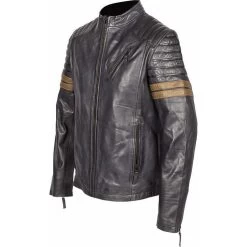 Spada Wyatt Leather Motorcycle Jacket -Biker Style Shop lrgscale23848 Spada Wyatt Leather Motorcycle Jacket Black 955 2