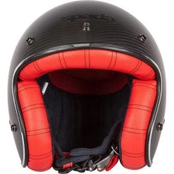 Spada Darkstar Carbon Open Face Motorcycle Helmet -Biker Style Shop lrgscale23862 Spada Darkstar Carbon Open Face Motorcycle Helmet Carbon Red 897 3