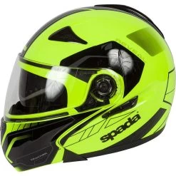 Spada Reveal Tracker Flip Front Motorcycle Helmet -Biker Style Shop lrgscale23864 Spada Reveal Tracker Flip Front Motorcycle Helmet Black Flo 920 2