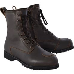 Oxford Merton Leather Motorcycle Boots -Biker Style Shop lrgscale24146 Oxford Merton Leather Motorcycle Boots Brown 921 1