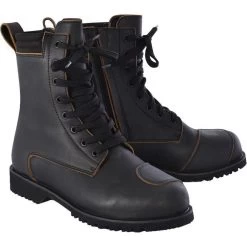 Oxford Magdalen Ladies Leather Motorcycle Boots -Biker Style Shop lrgscale24149 Oxford Magdalen Ladies Leather Motorcycle Boots Black 893 1