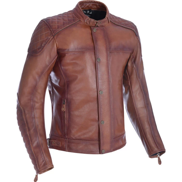 Oxford Hampton Leather Motorcycle Jacket 4 Oxford Hampton Leather Motorcycle Jacket - Image 4