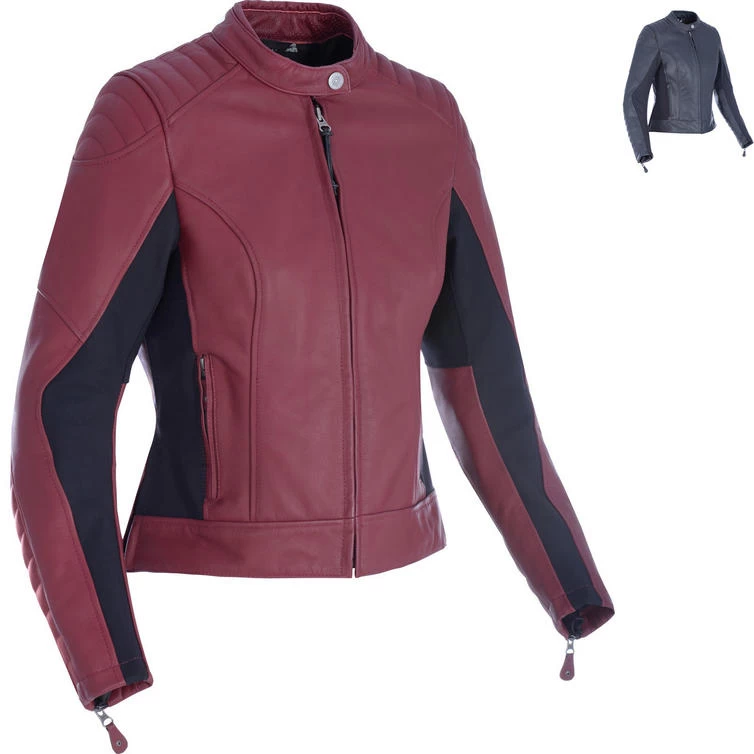Oxford Oxford Beckley Ladies Leather Motorcycle Jacket 2 Oxford Oxford Beckley Ladies Leather Motorcycle Jacket - Image 2