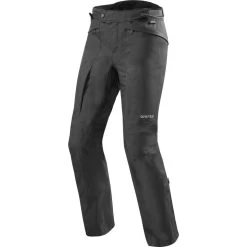 Rev It Vertical GTX Jacket & Globe GTX Trousers Motorcycle Silver Black Kit -Biker Style Shop lrgscale24610 Rev It Globe GTX Motorcycle Trousers Black 1600 1 2