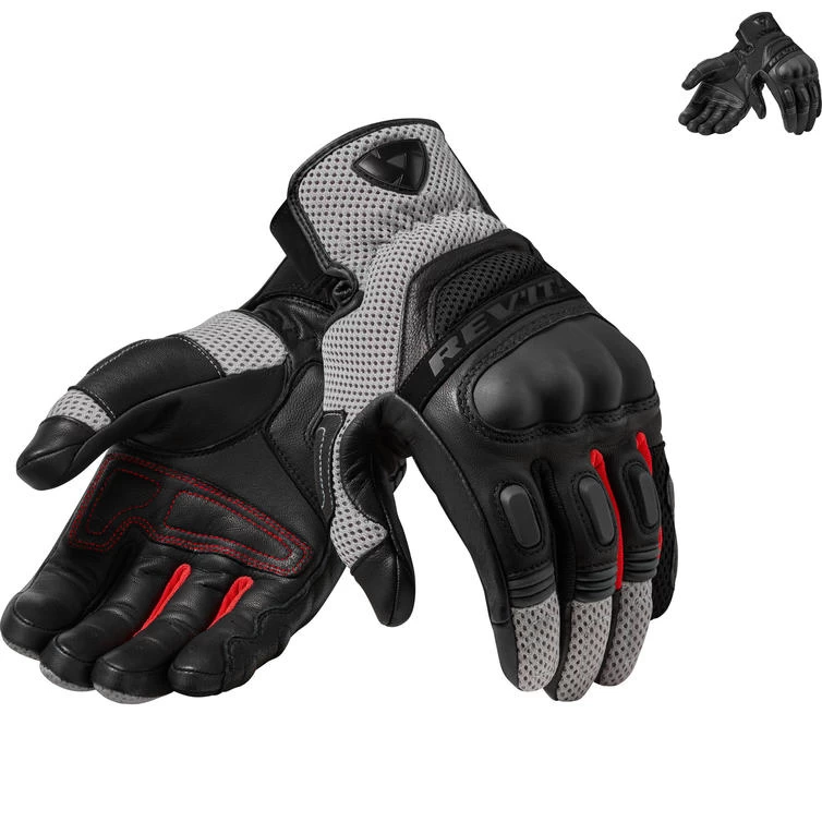 Rev It Dirt 3 Leather Motorcycle Gloves 2 Rev It Dirt 3 Leather Motorcycle Gloves - Image 2