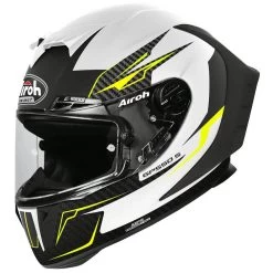 Airoh GP550S Venom Motorcycle Helmet & Visor -Biker Style Shop lrgscale25900 Airoh GP550S Venom Motorcycle Helmet White 900 1