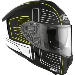 Airoh Spark Cyrcuit Motorcycle Helmet & Visor 19 Airoh Spark Cyrcuit Motorcycle Helmet & Visor -Biker Style Shop lrgscale25904 Airoh Spark Cyrcuit Motorcycle Helmet Matt Black 850 2