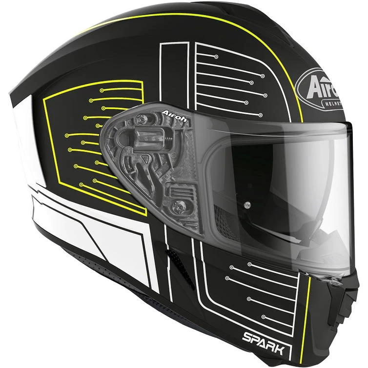 Airoh Spark Cyrcuit Motorcycle Helmet & Visor 8 Airoh Spark Cyrcuit Motorcycle Helmet & Visor - Image 8