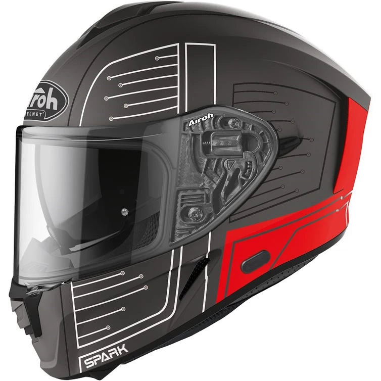 Airoh Spark Cyrcuit Motorcycle Helmet & Visor 5 Airoh Spark Cyrcuit Motorcycle Helmet & Visor - Image 5