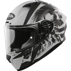 Airoh Valor Akuna Motorcycle Helmet & Visor 16 Airoh Valor Akuna Motorcycle Helmet & Visor -Biker Style Shop lrgscale25909 Airoh Valor Akuna Motorcycle Helmet Matt Grey Black 1600 1