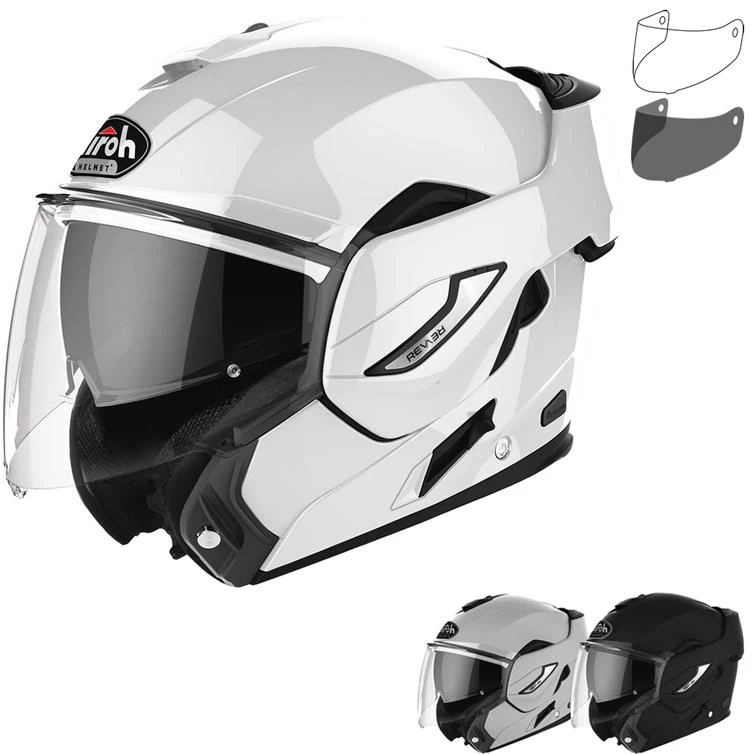 Airoh Rev 19 Color Flip Front Motorcycle Helmet & Visor 1 Airoh Rev 19 Color Flip Front Motorcycle Helmet & Visor