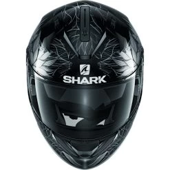 Shark Ridill Nelum Motorcycle Helmet & Visor -Biker Style Shop lrgscale25963 Shark Ridill Nelum Motorcycle Helmet Black Silver Anthracite 1600 2 1