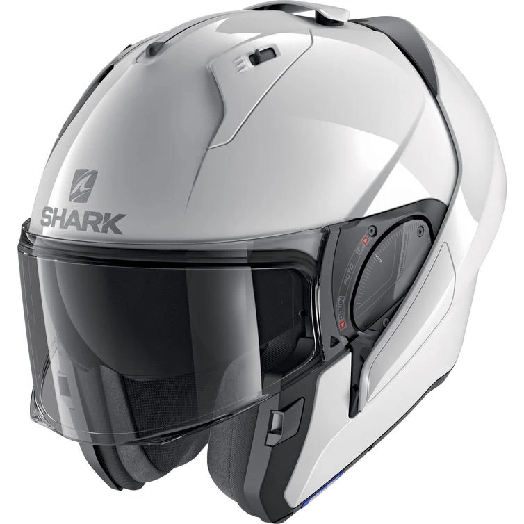 Shark Evo-ES Blank Flip Front Motorcycle Helmet & Visor 5 Shark Evo-ES Blank Flip Front Motorcycle Helmet & Visor - Image 5