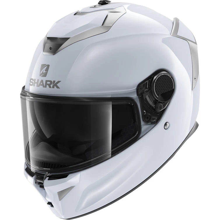 Shark Spartan GT Blank Motorcycle Helmet & Visor 6 Shark Spartan GT Blank Motorcycle Helmet & Visor - Image 6