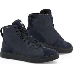 Rev It Delta H2O Motorcycle Shoes 8 Rev It Delta H2O Motorcycle Shoes -Biker Style Shop lrgscale26028 Rev It Delta H2O Motorbike Shoes Dark Blue Black 1600 1