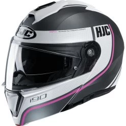 HJC HJC I90 Davan Flip Front Motorcycle Helmet & Visor -Biker Style Shop lrgscale26086 HJC I90 Davan Flip Front Motorcycle Helmet Pink 869 1 1