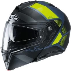 HJC I90 Hollen Flip Front Motorcycle Helmet & Visor -Biker Style Shop lrgscale26087 HJC I90 Hollen Flip Front Motorcycle Helmet Yellow 849 1