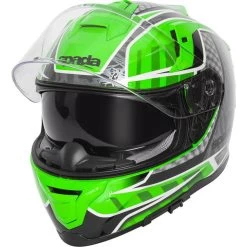 Spada SP1 Raptor Motorcycle Helmet & Visor -Biker Style Shop lrgscale26206 Spada SP1 Raptor Motorcycle Helmet Green Grey 850 2