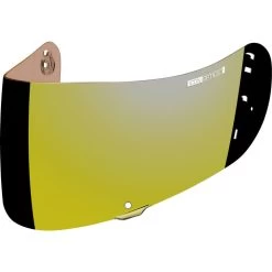 Icon Airform Grillz Motorcycle Helmet & Visor -Biker Style Shop lrgscale26246 Icon Optics Airframe Pro Airform Airmada Helmet Visor Iridium Dark Gold 1600 1 2