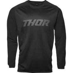 Thor Thor Terrain Off-Road Jersey -Biker Style Shop lrgscale26437 Thor Terrain Off Road Jersey Black 1600 1