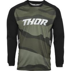 Thor Thor Terrain Off-Road Jersey -Biker Style Shop lrgscale26437 Thor Terrain Off Road Jersey Green Camo 1600 1