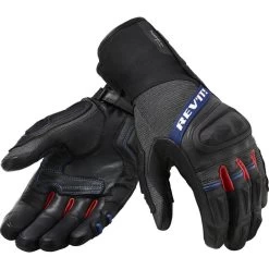 Rev It Sand 4 H2O Leather Motorcycle Gloves 9 Rev It Sand 4 H2O Leather Motorcycle Gloves -Biker Style Shop lrgscale26588 Rev It Sand 4 H2O Leather Motorcycle Gloves Black Red 1600 1