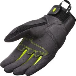 Rev It Volcano Motorcycle Gloves -Biker Style Shop lrgscale26590 Rev It Volcano Motorcycle Gloves Black Neon Yellow 1600 2