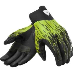 Rev It Spectrum Motorcycle Gloves -Biker Style Shop lrgscale26601 Rev It Spectrum Motorcycle Gloves Black Neon Yellow 1600 1