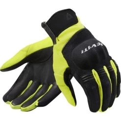 Rev It Mosca H2O Motorcycle Gloves -Biker Style Shop lrgscale26603 Rev It Mosca H2O Motorcycle Gloves Black Neon Yellow 1600 1