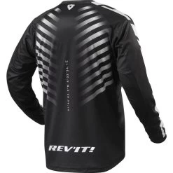 Rev It Rough Motocross Jersey -Biker Style Shop lrgscale26612 Rev It Rough Motocross Jersey Black White 1600 2