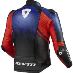 Rev It Quantum 2 Leather Motorcycle Jacket 15 Rev It Quantum 2 Leather Motorcycle Jacket -Biker Style Shop lrgscale26621 Rev It Quantum 2 Leather Motorcycle Jacket Blue Neon Red 1600 2