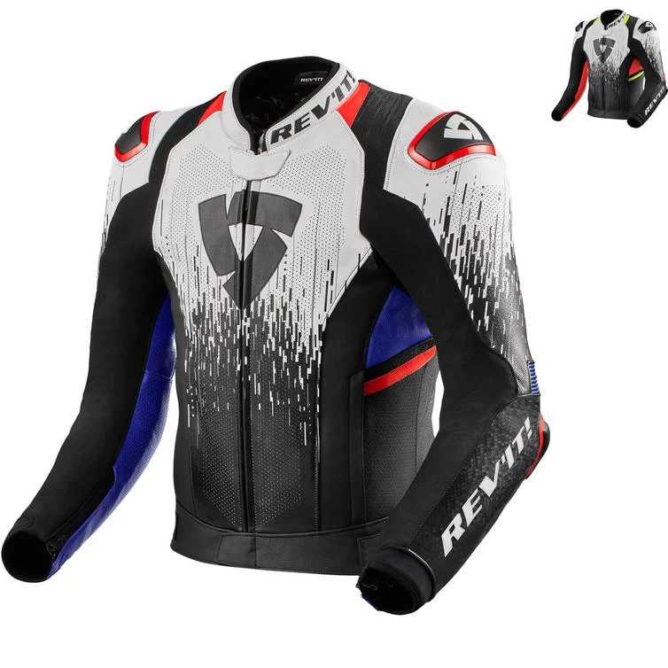 Rev It Quantum 2 Pro Air Leather Motorcycle Jacket 2 Rev It Quantum 2 Pro Air Leather Motorcycle Jacket - Image 2