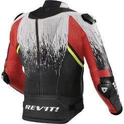 Rev It Quantum 2 Pro Air Leather Motorcycle Jacket 11 Rev It Quantum 2 Pro Air Leather Motorcycle Jacket -Biker Style Shop lrgscale26622 Rev It Quantum 2 Pro Air Leather Motorcycle Jacket White Neon Red 1600 2