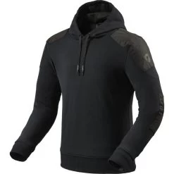 Rev It Cedar Motorcycle Hoodie -Biker Style Shop lrgscale26627 Rev It Cedar Motorcycle Hoody Black 1600 1