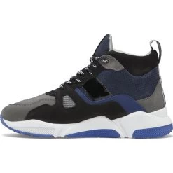 Rev It Astro Leather Motorcycle Shoes -Biker Style Shop lrgscale26632 Rev It Astro Leather Motorbike Shoes Black Blue 1600 3