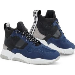 Rev It Astro Leather Motorcycle Shoes -Biker Style Shop lrgscale26632 Rev It Astro Leather Motorbike Shoes Blue White 1600 1