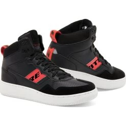 Rev It Pacer Motorcycle Shoes 16 Rev It Pacer Motorcycle Shoes -Biker Style Shop lrgscale26633 Rev It Pacer Motorbike Shoes Black Neon Red 1600 1